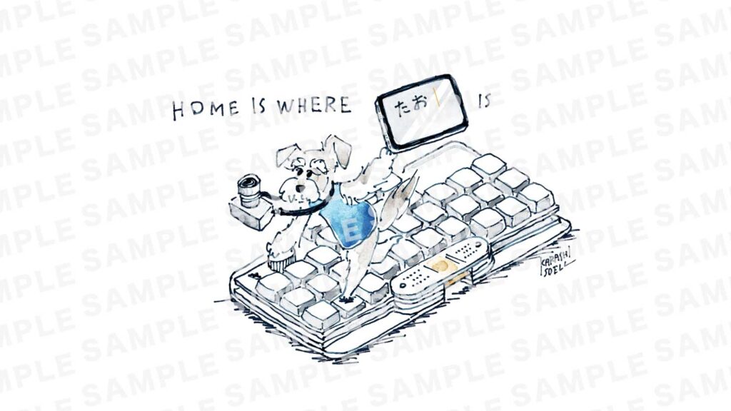 おうちアニマルオーダーイラスト実例1_完成画像