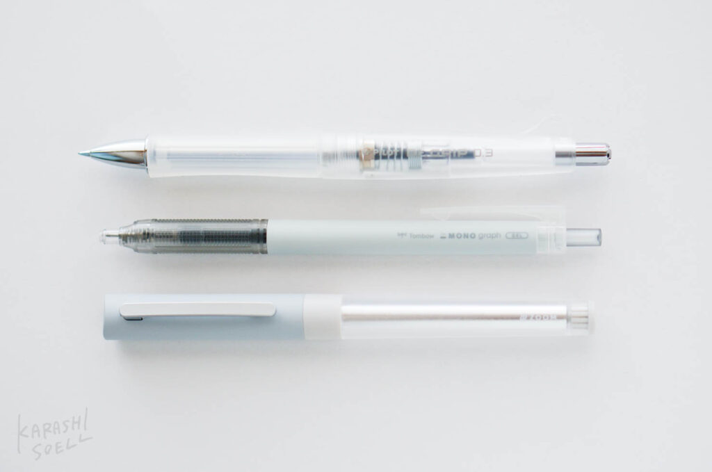 モノグラフライト水性ゲル　色比較